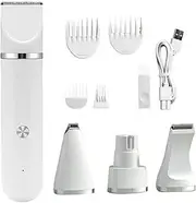 4 in 1 Electric Pet Hair Groomer Clipper Trimmer USB Charging Cordless Shaver Cat Dog Grooming Razor