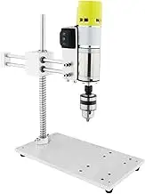 HENGJINGTR 110V-240V Mini Household Electric Tapping Machine, Small Desktop Handheld Automatic Drilling Machine for Workshop, Carpentry, DIY Enthusiasts