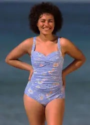 Tummy Control One Piece Cornflower-Multi