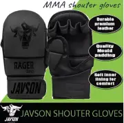 MMA Gloves Shouter Sparring Mitt Muay Thai Punching Training Kickboxing Javson