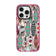 iPhone 16 Pro Impact Case MagSafe Compatible surfboards transparent