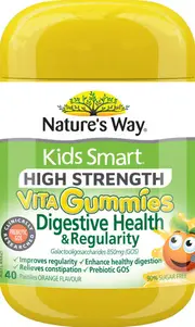 Natures Way Kids Smart Vita Gummies Gos Digestive Health 40 Pack