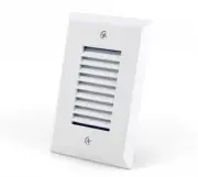 2W 120V Single Gang Rcsd LED StepLight 30K WHITE FINISH