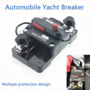12V-24V Circuit Breaker Audio Fuse DC Car Boat Manual Reset Switch 30A-300A Amp
