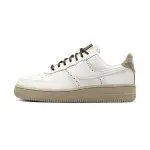 【NIKE 耐吉】AIR FORCE 1 LOW 女鞋 白棕色 美拉德 復古 雕花 巴洛克 低筒 休閒鞋 FV3700-112