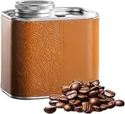Coffee Bean Storage Container Airtight - Vacuum Insulated Coffee Canister | Single-Way Valve Vacuum-Sealed Smell-Proof Multipurpose Jar For Tea Cafe Home Kitchen Workplace Travel Pantry