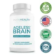 PureHealth Ageless Brain - Nootropic Supplement, Brain Health & Memory Enhancer