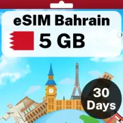 eSIM Bahrain - 5 GB - 30 Days - Travel eSIM | QR code activation