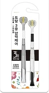 Gupcaqosjw Three-Sided Toothbrushes for Adults - Home Adults Deep Cleansing Toothbrush,Soft Bristles Three-Sided Soft Toothbrush for Travel, Dormitory, Business Trip, Home