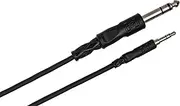 Hosa CMS-110 3.5 mm TRS to 1/4 Inch TRS Stereo Interconnect, 10 Feet