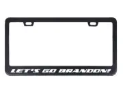 Let's Go Brandon! License Plate Frame 100% Steel W/ Screws and Caps