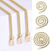 3 Pack Flat Chains Iron Bag Chains Purse Chain Straps Shoulder Cross Body Rep...