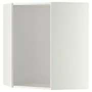 METOD Corner wall cabinet frame, white, 68x68x80 cm