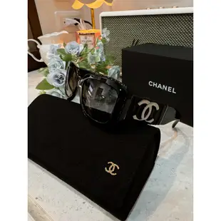 【現貨】麗睛眼鏡Chanel【可刷卡分期】香奈兒 CH5473Q 黑銀色 太陽眼鏡 香奈兒新款太陽眼鏡 香奈兒熱賣款眼鏡