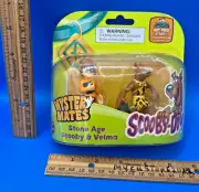 Scooby-Doo Mystery Mates Stone Age Scooby & VelmaTwin Figure Pack Charter New