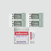 Tooshies Aloe Vera & Chamomile Eco Wipes, 280 Pack + Sudocrem Healing Cream 30g Tube + Sudocrem Healing Cream 400g