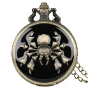 Men's Spider/Zelda/Scorpion Pocket Watch Quartz Movement with Chain White Dial