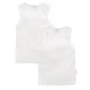 Purebaby Pointelle Baby Singlet Pair