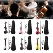 Silent Electric Violin 4/4 with Violin Accessories Violin Lover Beginner