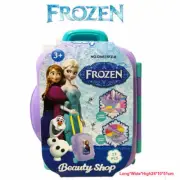 FROZEN MINI TROLLEY CASE BEAUTY SHOP ROLE PRETEND PLAYSET DRESSING GIRLS KID TOY