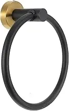 Operitacx Stainless Steel Towel Ring Durable Bathroom Towel Holder with Smooth Edges for Safe Use Elderly Spaces Resistant Design for Tidy Living Spaces