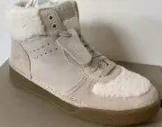 Clarks CRAFT CUP Mid Ladies Natural Interest Suede Leather Boots Uk Sz 5 D EU 38