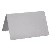 Blank Greeting Cards,50Pcs Decor Foldable Card,Silver Tone Pearlescent Paper