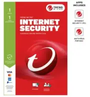Trend Micro Internet Security (1 Device) 1Yr Retail Mini Box Auto Renew TICIW...