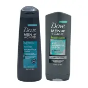 Dove Men Blue Eucalyptus + Birch 2-in-1 Shampoo Conditioner & Body Face Wash Set
