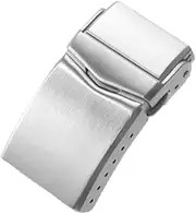 [BGBLKLGPPN] Watch Parts Metal Bracelet Stainless Steel Solid Brushed Clasp Strap buckle