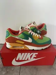 Nike Air Max 90 SE Roma Green/Sail Orange Size 11 Brand New