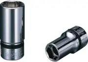 NB3M-14 KTC Nepros 9.5mm (3/8") Semi-Deep Socket