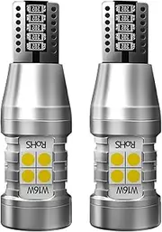 HAN-Store 2pcs LED Reverse Light Blub Backup Lamp W16W T15 921 Canbus Fit for Kia Sportage 2 3 Sorento Ceed Rio 4 Cerato Koup Soul 1 Picanto (Emitting Color : W16W T15 921)