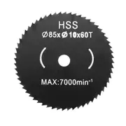 2Pcs 85mm Saw Blade Woodworking 60 Teeth 10mm Bore Circular Cutting Disc