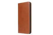 For iPhone XR Case Leather Flip Wallet Folio Protective Cover with Stand Brown