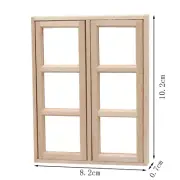 Doll House Miniatures 1:12 Scale Accessories Door Frame Windows Building Decor