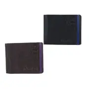 Robert Graham Men's Casablanca Wallet Bifold Leather Billfold Brown Black New