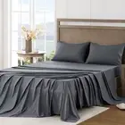 Bed Sheets - Ultra Soft Sheets for Bed - Brushed Twin 04 - Dark Grey