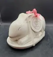 Nimble Nest by Magenta Happy Easter Whimsy BUNNY COVERED BUTTER DISH New RARE!!