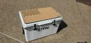 Stars And Stripes Cooler Topper Seadek for RTIC 52 UL (Teak/Black)