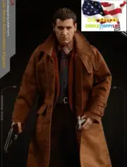 1/6 BLADE RUNNER RICK DECKARD 12" FIGURE w/ 2 heads DTM-004 HARRISON FORD ❶USA❶
