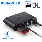 Bluetooth 5.0 Audio Receiver Wireless Stereo HiFi Music Adapter 3.5mm AUX RCA