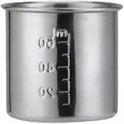 OIIBWQ 3X Cup, Stainless Steel, Cup, Measuring Cup, Practical Stainless Steel, Unbreakable Hospital Cup for Home Bar Party