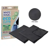 White Magic Eco Cloth Screen and Lens Cloth Pack of 2 30 x 30cm
