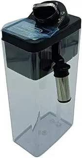 [De'Longhi] Milk Jug DLSC011, LatteCrema Milk Frothing System, Suitable for PrimaDonna S Deluxe, Eletta Cappuccino and PrimaDonna Class Fully Automatic Coffee Machines, Clear