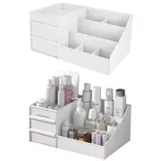Makeup Organiser Storage Box Cosmetic Jewelry with 2 Drawer Case