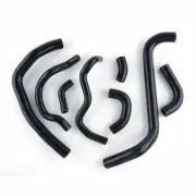 8PCS BLACK FOR 2003-2004 HONDA CBR 600 RR 600RR SILICONE RADIATOR HOSE CMS