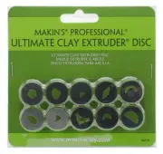 Makins Professional Ultimate Clay Extruder Disc - Set B - 2wards Polymer Clay...