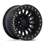 17x9 KMC KM239 Impact BEADLOCK Matte Black Wheel Blank (-38mm)