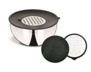 Mixing Bowl 5 pcs with Splash Proof Lid + Grater